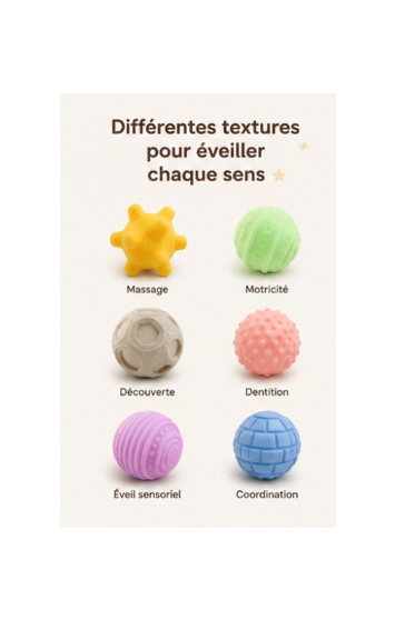 Balles d'Éveil Sensoriel Sphéra | TYLA